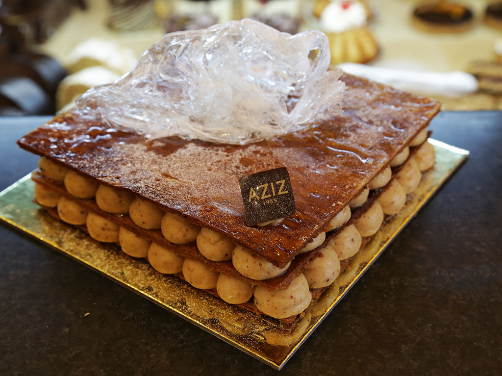 Almond millefeuille