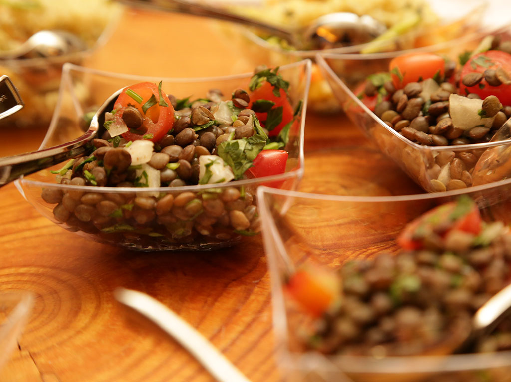 Du Puy green lentils salad