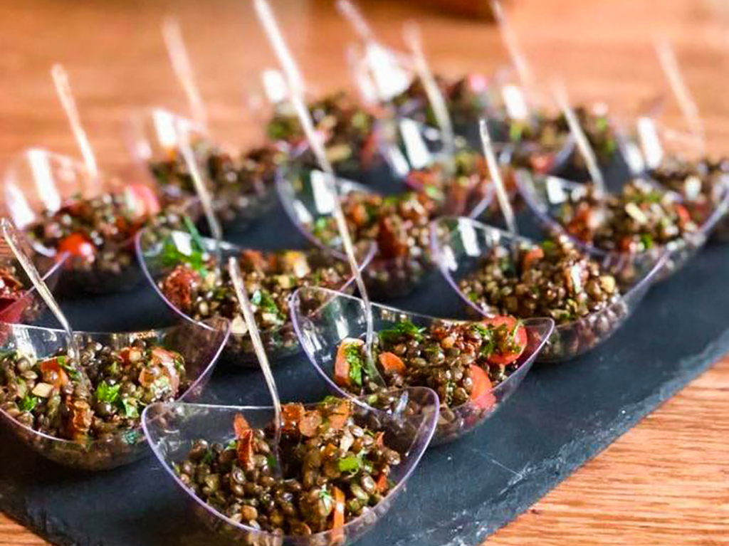 Du Puy green lentils salad